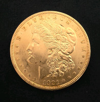 1921 Morgan Silver Dollar- 90% Silver Verified