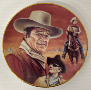 4.25” John Wayne Collectible Mini Plate