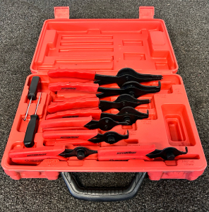 Case With Pittsburgh Snap-Ring Pliers