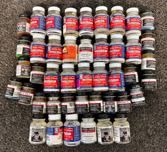 Model Master Enamel Paints and Midwest Products Aero Gloss, Sanding Sealer, Fillercoat and Thinner