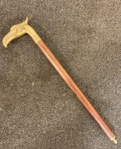 Vintage Gold Colored Cane