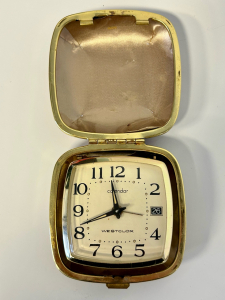 Vintage Westclox Clock with Case