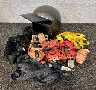 Crown Adult Riding Helmet and Tie-Down Straps