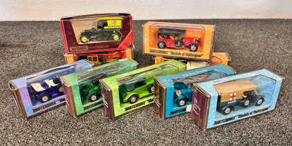 (9) Vintage Matchbox Die Cast Collectible Cars