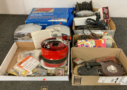 Air Mattress, Wire, Drill Bits, & More