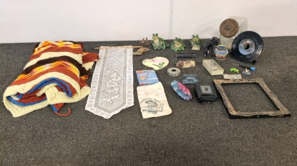 Afghan, Bullfrog Statues, and More