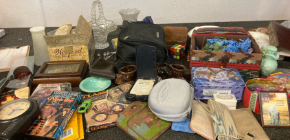 Glass Bowls, Films, Pottery, & Small Decor Items