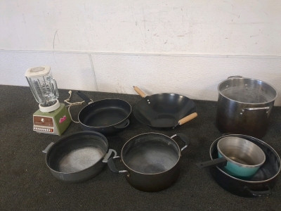 Old Blender, Pots and Pans