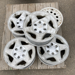 Set of Four Rims & Spare