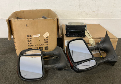 Assorted Car Lights & Mirrors