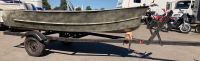 Aluminum Boat W/Trailer