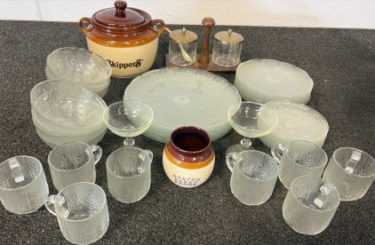 Honey Pot, Sugar Stand, Beautiful Dish Set, Plates, Bowls, Cups