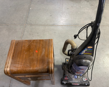 Brown Drawer Night Stand, Bissell Vacuum