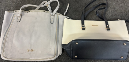 Elim & Paul Black And White Purse, Jessica Simpson Light Purple Purse