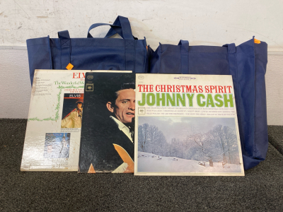 50+ Oldies Vinyl Records - Artists Like Johnny Cash & Elvis Included
