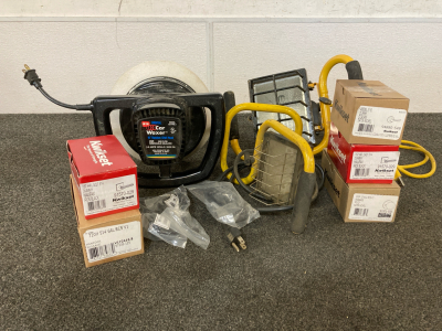 Kwikset Door Knobs, Construction Lights, & Wen Car Waxer