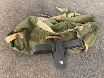 Green Duffle Bag & Holster
