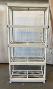 White Plastic Shelf