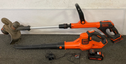 Black and Decker Weedwacker, & Leaf Blower