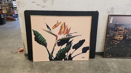 60"x48" Floral Oil Painting by Artist Lee Reynolds..