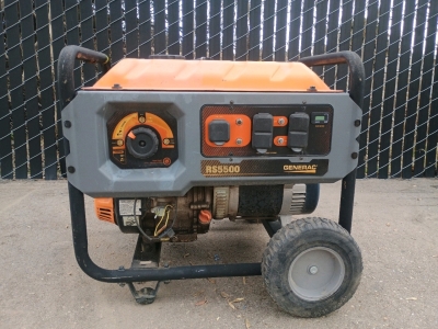 (1) Generac RS5500 Portable Generator - 389cc OHV