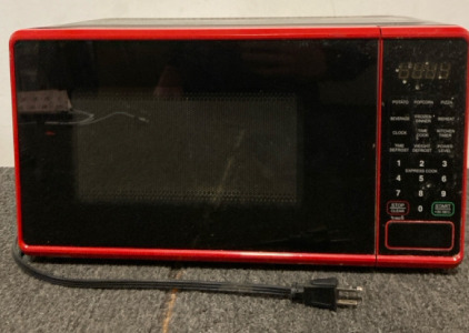 Red & Black Microwave