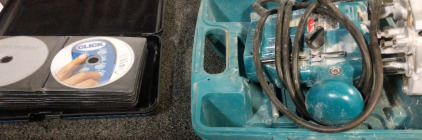Makita Plunge Router, Clothes Hangers, & Assorted Movies