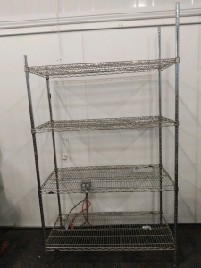 Large Steel Wire Shelf Rack 24x48x87