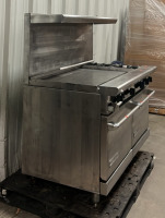 American Range Two Burner Flat Top Griddle 32&rdquo;x4&rsquo;x55&rdquo; - 2