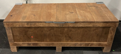 Wooden Trunk 21 1/4”x52”x20 1/2”