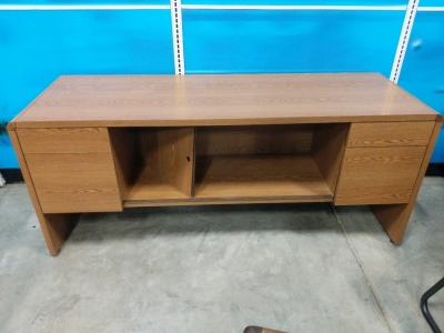 Office Side Table MDF Medium "Stain" 70x30x24