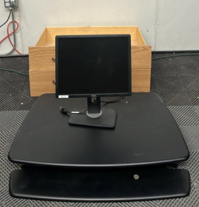 (1) Wooden Drawer 22 3/4”x32 3/8”x5’ 1/4” (1) Wooden Drawer 23”x34”x8” (1) Dell Monitor Model: P1913S & More