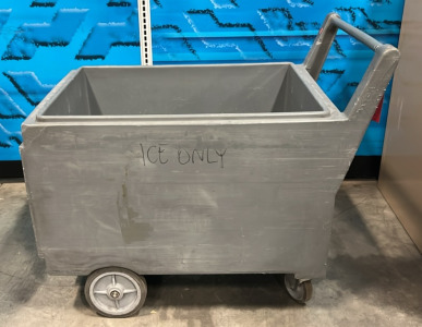 (1) Rolling Ice Cart 38”x24 1/2”x3’