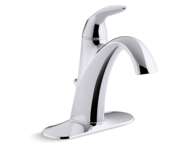 New - Kohler Alteo Single Handle Bathroom Sink Faucet w/ Drain Assembly - Polished Chrome