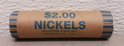(1) Full Roll of Buffalo Nickels - $2 Face Value