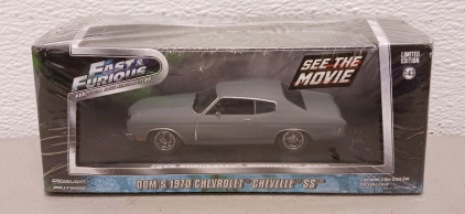 (1) Fast & Furious Dom's 1970 Chevrolet Chevelle SS - 1:43 Scale