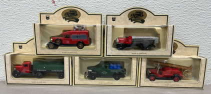 (5) Chevron Die-Cast Metal Replica Commemorative Trucks