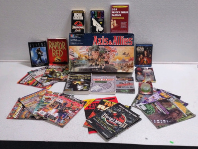 Assorted Star Wars/ Jurassic Park/ Command & Conquer Collectibles Magazines, Figurine, Soap w/ Figurine Inside, & Much More!!!