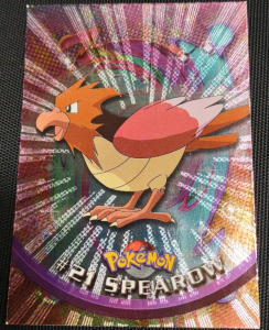 1999 Topps TV Animation Edition Pok&eacute;mon Card Featuring Spearow, a Normal-Type Pok&eacute;mon