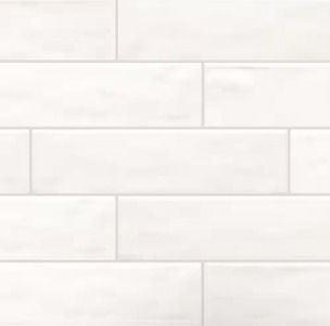 (48) New - Daltile 3&rdquo; x 12&rdquo; Glazed Ceramic Wall Tile - White (12 sq. ft.)