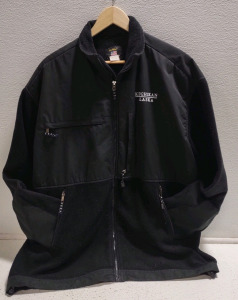 Men's Weatherproof Black Fleece Jacket Size 2XL
