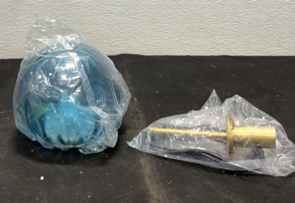 (1) Handblown Glass Light