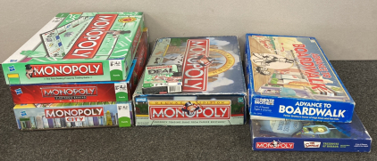 Assorted Monopoly Board Games