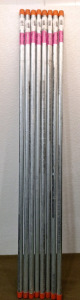(8) Southland - 563-480LW / 1/2" x 48" Threaded / Galvanized Steel Pipes