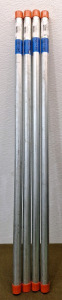 (4) Southland - 564-360LW / 3/4" x 36" Threaded / Galvanized Steel Pipes