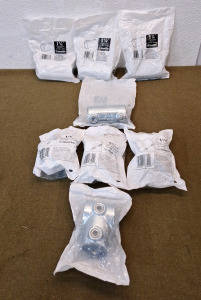 (4) SteelTek 1-1/4" Galvanized Straight Coupling & (4) SteelTek 1-1/4" Galvanized Single Socket Tees