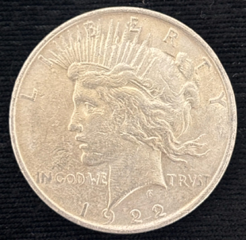1922 Peace Dollar- 90% Silver Authenticated