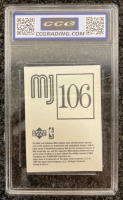 (2) Grade 10 Michael Jordan 1998 Upper Deck Mj Sticker Collection Stickers #13, #106 - 5