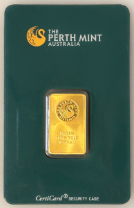 The Perth Mint Australia 10 Gram Pure Gold Bar #A328921