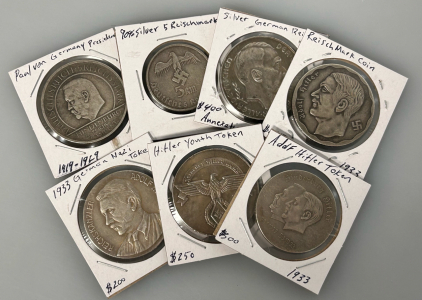 (7) Collectible German Token Coins